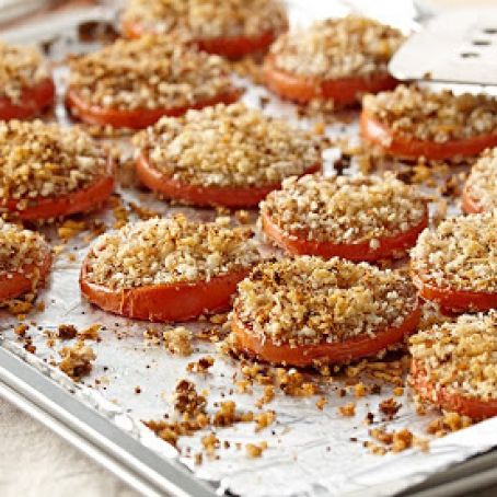 Garlic & Herb Panko-Breaded Tomatoes