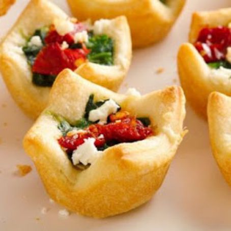 Spinach, Artichoke and Feta Bites