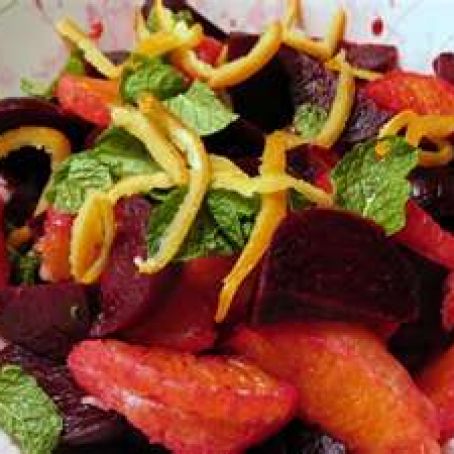 Beet and Blood Orange Salad with Mint