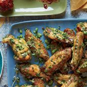 Chicken Wings With Fragrant Herb Sauce