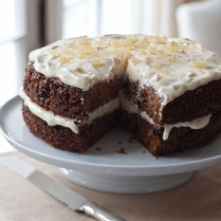 Carrot Cake with Ginger Mascarpone Frosting