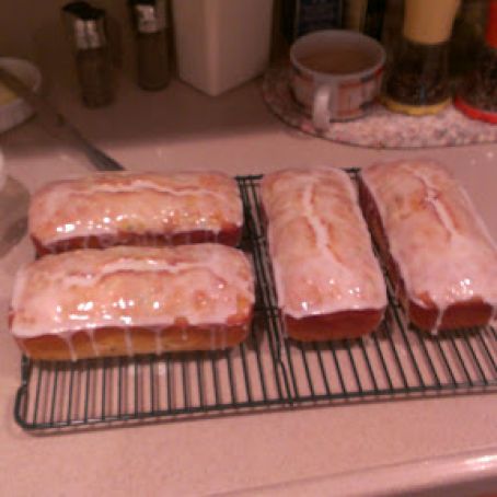 LEMON-ZUCCHINI LOAF WITH LEMON GLAZE