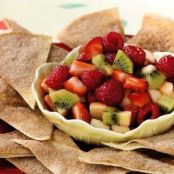 Fruit Salsa with Cinnamon Chips