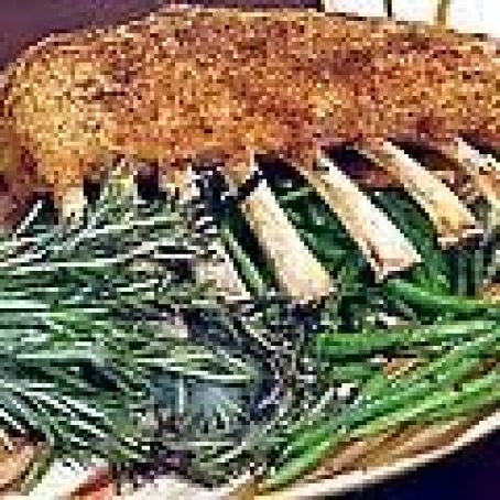 Mustard Crusted Rack of Lamb
