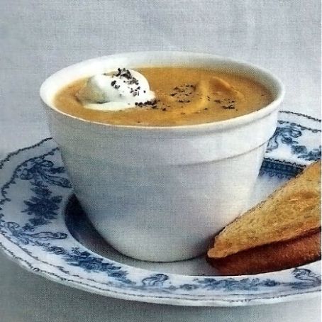 Roasted Squash and garlic Soup