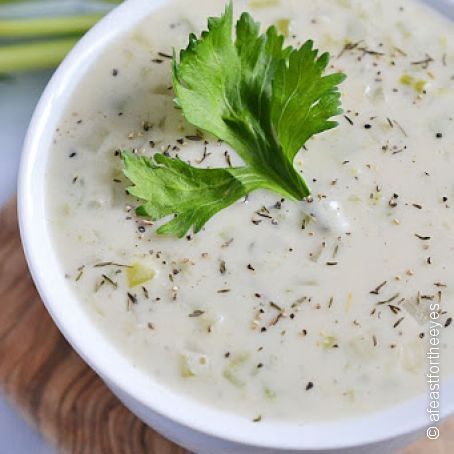 Homemade Cream of Celery Soup