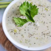 Homemade Cream of Celery Soup