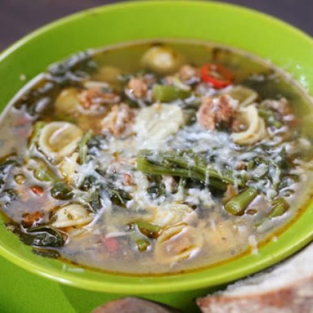 Sausage and Broccoli Rabe Stoup
