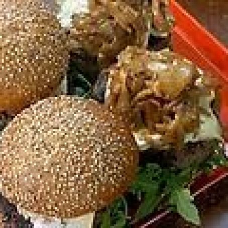 Blue-rugula Burgers