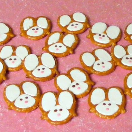 Bunny Pretzels (Easter)