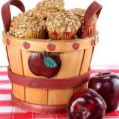 quickbread - Gluten Free Oat Muffins with Apples