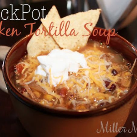 Chicken Tortilla Soup - Slow Cooker
