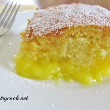 Warm Lemon Pudding Cake