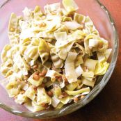 Leek, Artichoke, & Lentil Mung Bean Linguine