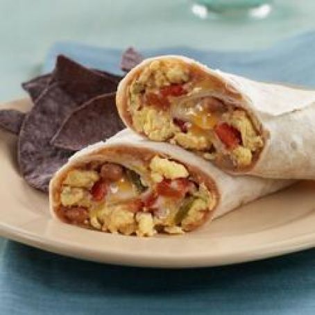 Southwestern Egg and Bean Wraps