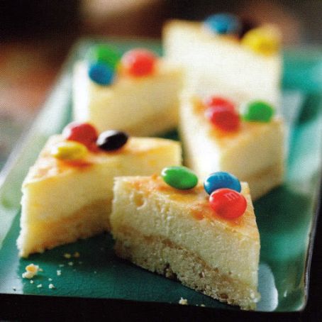 Colorful Cheesecake Bars