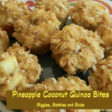pineapple and quinoa bites