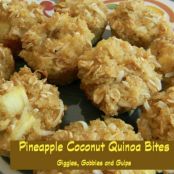 pineapple and quinoa bites
