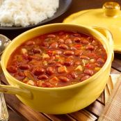 Habichuelas Guisadas – Stewed Red Beans 