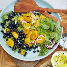 Blueberry, Beet, and Basil Summer Salad