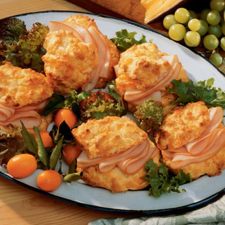 Cheddar Cheese Scone Sandwiches