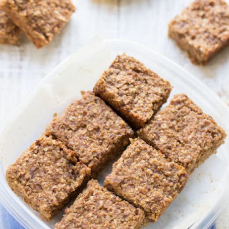bar - flourless banana quinoa breakfast bars