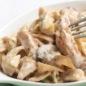 Chicken and Artichoke Stroganoff