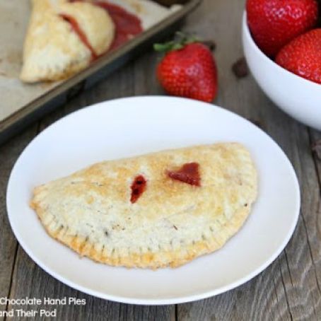 Strawberry Dark Chocolate Hand Pies