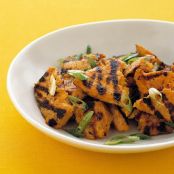 Grilled Sweet Potatoes with Scallions