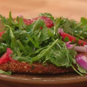 Nutty Chicken Cutlets with Citrus Salad