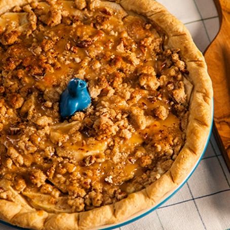 Apple Crumb Butterscotch Pie