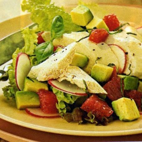 Chicken with Citrus Avocado Salsa