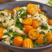 Spelt Gnudi with Fresh Tomato Sauce