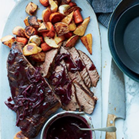 Roast Tri Tip with Winter Vegetables