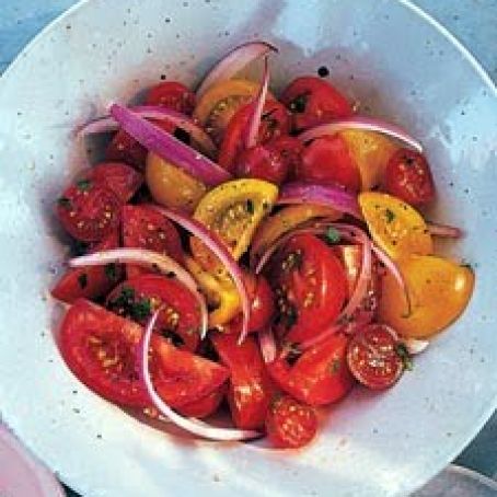 Tomatoes & Red Onion Salad