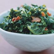 Kale with Garlic and Bacon
