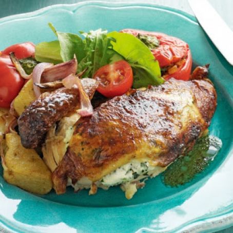 Kuleto’s Chicken Breast Stuffed w/ Herbed Ricotta
