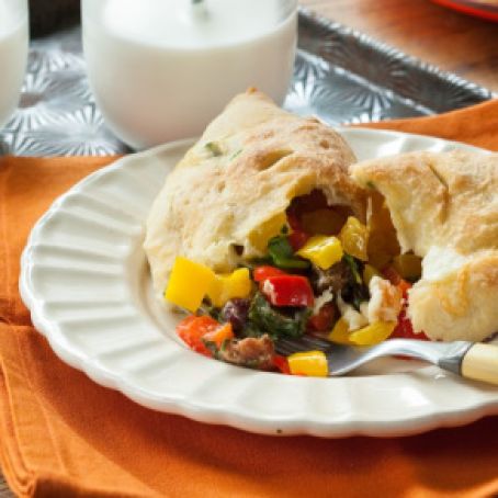 As the Bell Pepper Tolls Calzone