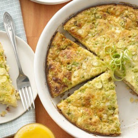 Impossibly Easy Bacon Pie