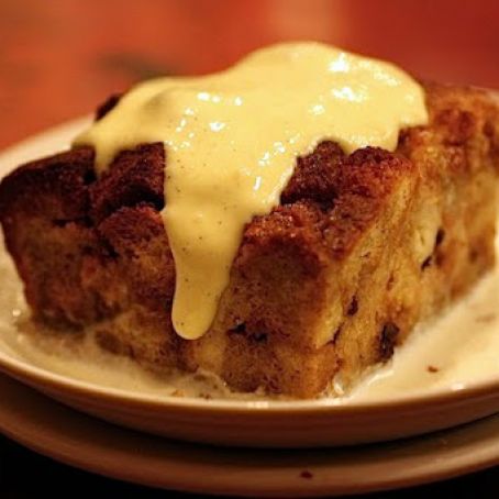 Bread Pudding with Custard Sauce
