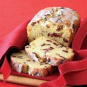 Cranberry Orange Bread with Grand Marnier Glaze
