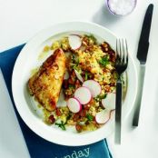 Lemon Chicken with Red Beans and Quinoa