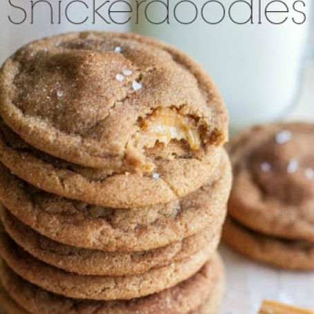 Brown Butter Salted Caramel Snickerdoodles