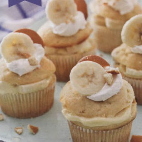 Banana Pudding filled Cupcakes