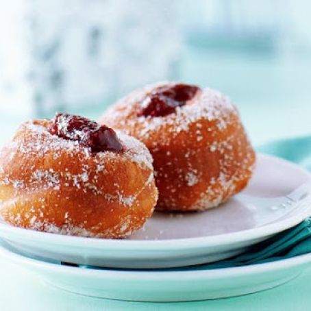 Old Fashioned Hanukah Jelly Doughnuts or Soufganiot