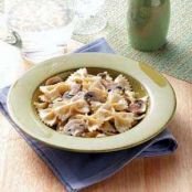 Creamy Mushroom Bow Ties Recipe