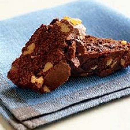 Double Dark-Chocolate and Ginger Biscotti