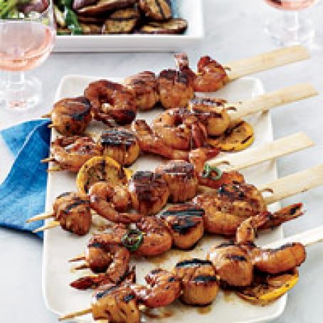 Shrimp and Scallops with Lemony Soy