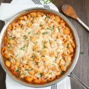 Chicken Parmesan Baked Pasta