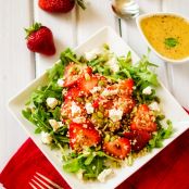 Strawberry, Quinoa, and Ricotta Salata Salad
